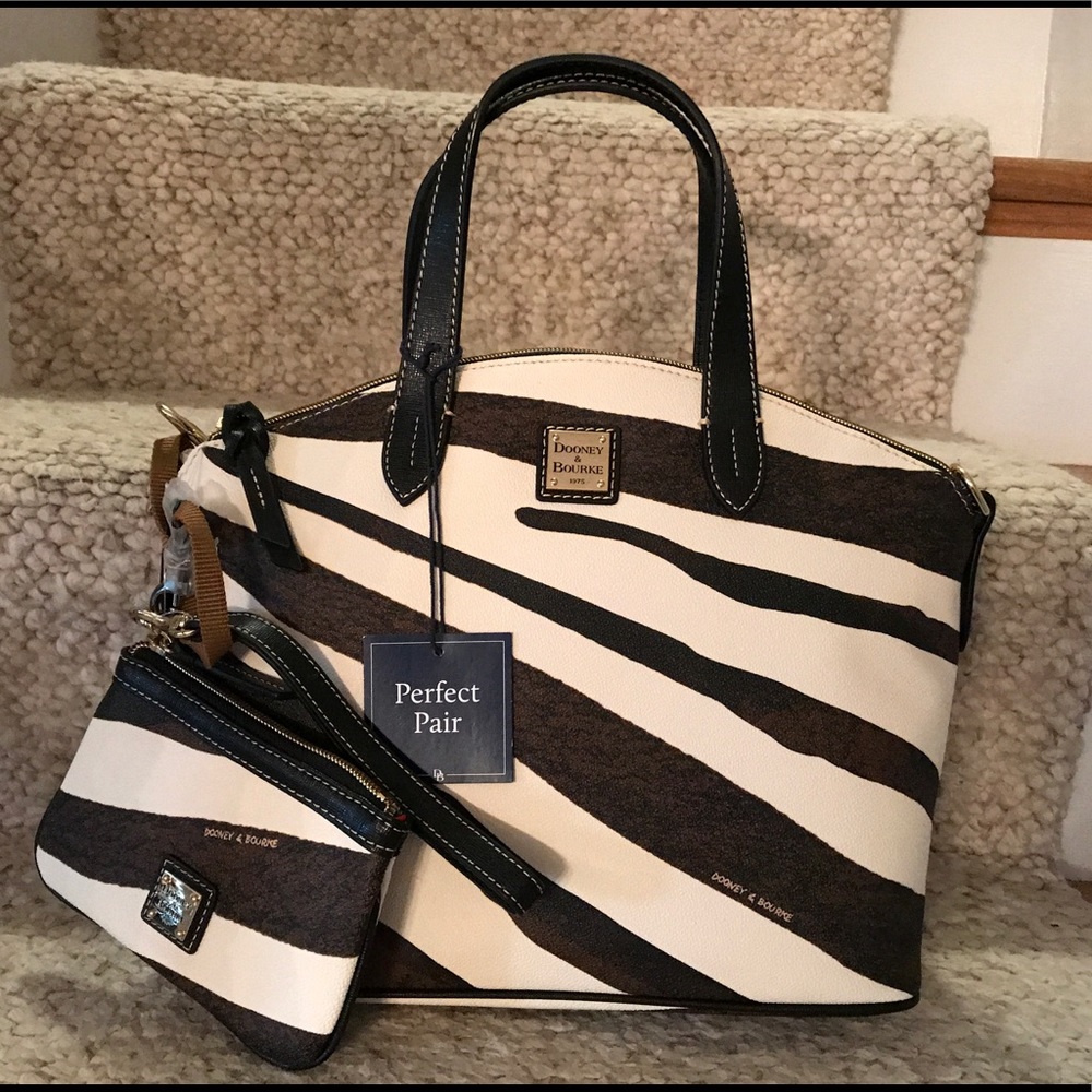 Dooney & Bourke Serengeti Medium Satchel &Wristlet